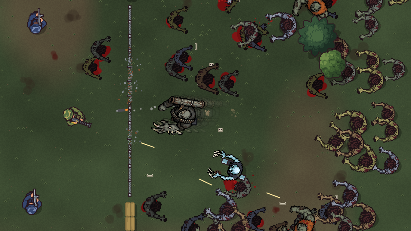 The same Behemoth charge in daylight, with the horde behind